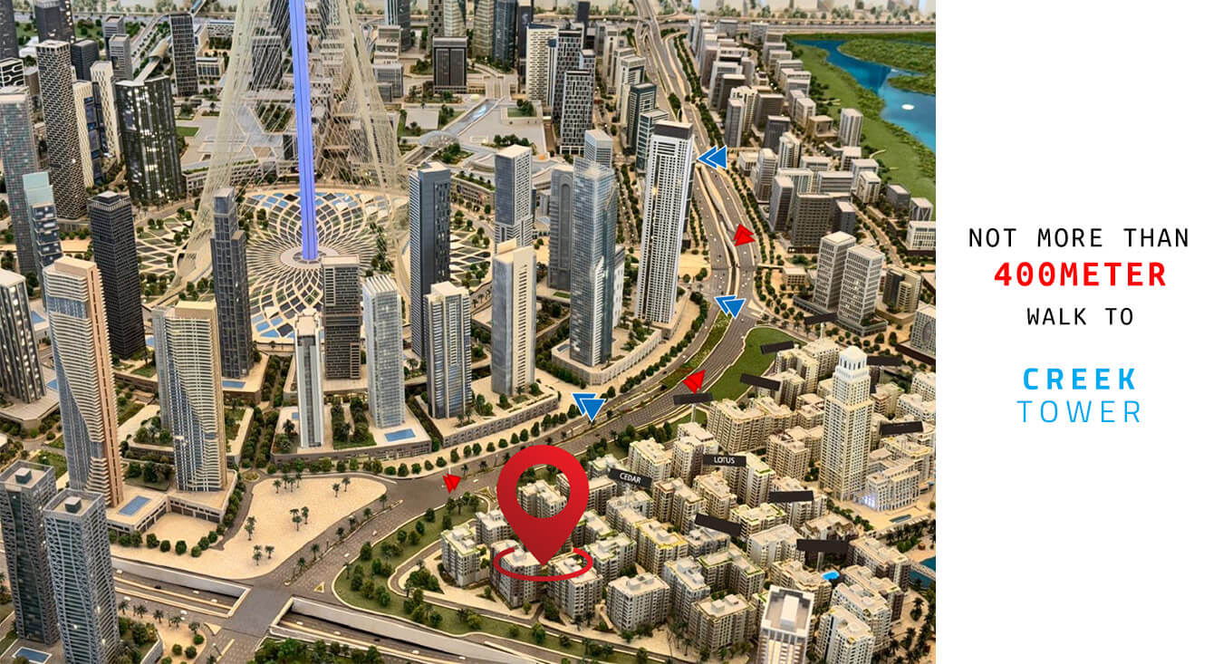 Canopy Tower Dubai Creek Harbour Location